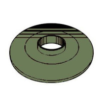 Rondelle-à-Bossage-⌀34mm-pour-Faîtière-Faynot-RAL-6011-100pcs-1