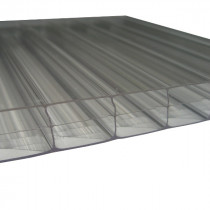 Plaque Polycarbonate Alvéolaire - Claire - 16 mm - 0,98 m - Longueur de 2 à 7 m