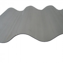 Plaque Polycarbonate Ondulé - Petites Ondes - 0,9 m x 2,5 m