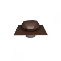 Chapeau de Ventilation Marron Atemax ⌀100mm Nicoll VVE10M Tuile