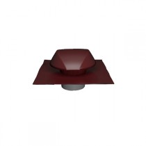 Chapeau de Ventilation Rouge Atemax ⌀100mm Nicoll VVE10R Tuile