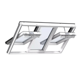 Verrière Velux 3-en-1 à Rotation Motorisée Solaire GGLS 205730