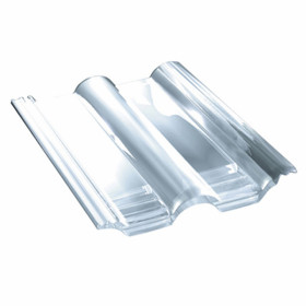 Tuile plexiglass Double Romane - ref Monier DR556, carton de 10 U