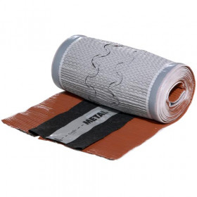 Closoir ventilé métallique Metalroll 26/32 cm Ardoise, Rouleau de 5m