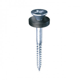 Vis inox 70 mm Monier avec couronne néoprène, boîte de 250