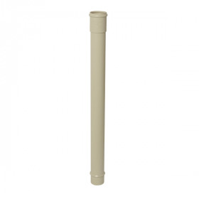 Dauphin PVC Droit Sable pour Gouttière Nicoll diam 80, L 1 m