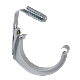 Crochet Gouttière PVC monté pour Bac acier Nicoll D25 Anthra