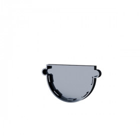Fond de Gouttière PVC MEP pour Gouttière 25 cm 25FGUAN Anthracite