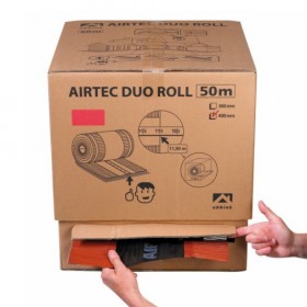 Closoir Airtec Duo Roll, coul Anthracite, larg 310 mm carton de 50 M