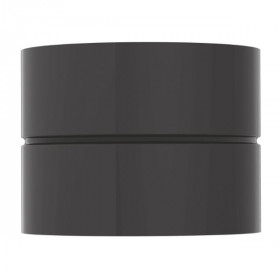Manchette Noire ø180 mm pour raccordement appareils bois