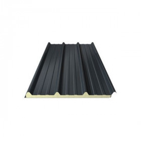 Plaque acier isolée 60 mm - 1 m x 8,10 m Bleu ardoise RAL 5008