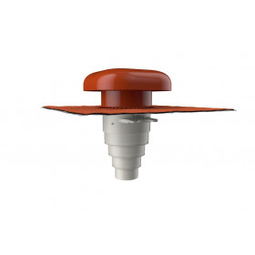 Chapeau de Ventilation MEP CVN160T ⌀80 à 160 mm, Tuile