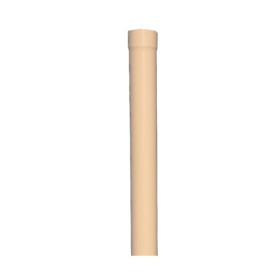 Dauphin Cylindrique Droit Acier galvanisé L 1m ⌀ 100 mm, Sahara