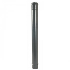 Dauphin Droit ⌀ 100 mm Anthracite pour Gouttière Nicoll, 1 m