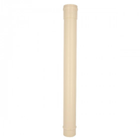 Dauphin PVC Droit Sable pour Gouttière Nicoll diam 100, L 1 m