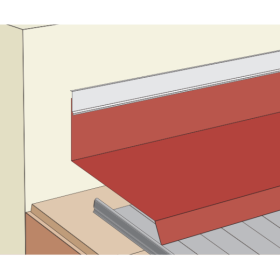 Faîtière Contre Mur Crantée pour Plaque Mauka® Line 2,1m