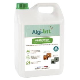 Hydrofuge et Oléofuge pour Toitures, Façades, Terrasses Algi-Vert, 5L