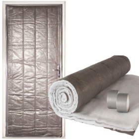 Isolant mince en kit Porte de service, 0,85 m x 2,10 m