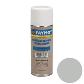 Peinture Aérosol pour Retouche Bac Acier Faynot RAL 9006 400 ml 6pcs