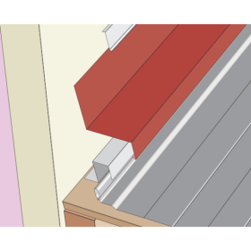 Rive Contre Mur pour Plaque Acier Mauka® Line 260 x 2100mm