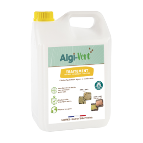 Traitement pour Toitures, Façades, Terrasses Algi-Vert, Bidon de 5L