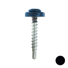 Vis Bois Belvis TX20 TB ⌀12mm 4,9x35 RAL 9005, Lot de 100