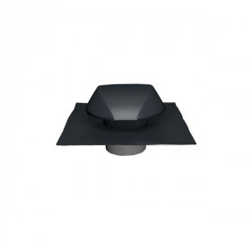 Chapeau de Ventilation Anthracite Atemax ⌀160mm Nicoll VVE16A Tuile
