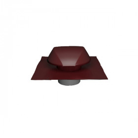 Chapeau de Ventilation Rouge Atemax ⌀125mm Nicoll VVE12R Tuile