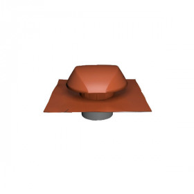 Chapeau de Ventilation Terracotta Atemax ⌀125mm Nicoll VVE12T Tuile