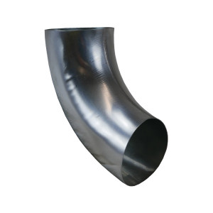 Coude Zinc Naturel 90° pour Gouttière, diam 100 mm 