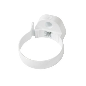 Gouttière PVC demi-ronde à coller Blanc Nicoll, dev 33 cm long. 4m