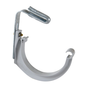 Crochet Gouttière PVC monté pour Bac acier Nicoll D25 Anthra