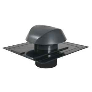 Chapeau de Ventilation Anthracite Atemax ⌀125mm Nicoll VVA12A Ardoise