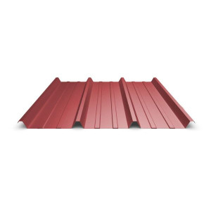 Bac Acier Anti-condensation Nervesco 3.45.1000 63/100 Rouge 8012 1x5m