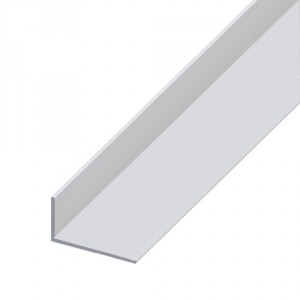 Cornière aluminium brut - 80 x 40 mm - Longueur 6,04 m