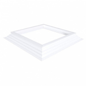 Costière Pyramidale Ouvrante PVC 16/20 EP pour Dôme 50 cm x 110 cm - Ouverture totale