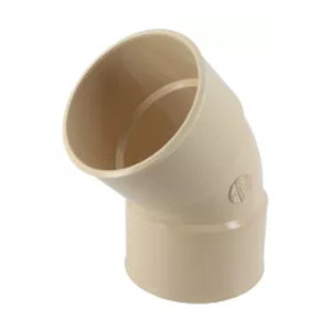 Coude PVC à Coller 45° Femelle/Femelle Nicoll ⌀80 mm, Sable