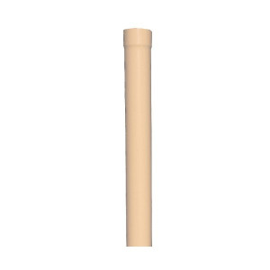Dauphin Cylindrique Droit Acier galvanisé L 1m ⌀ 100 mm, Sahara