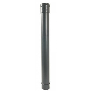 Dauphin Droit ⌀ 100 mm Anthracite pour Gouttière Nicoll, 1 m