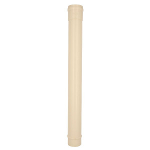 Dauphin PVC Droit Sable pour Gouttière Nicoll diam 100, L 1 m