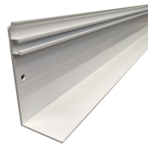 Faitière aluminium universelle - Blanc - 16, 32 et 55 mm - Longueur 3 à 6 m