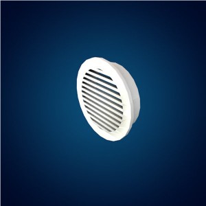 Grille de ventilation pour Lambris sous-face MEP SV4 ⌀ 40 mm Noir