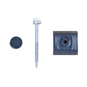 Kit de Fixation Bois pour Bac Acier Sec, RAL 9006