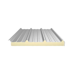 Panneau Sandwich isolé Ondatherm® T 40mm Gris 9006