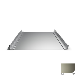 Plaque Acier Joint Debout Mauka® Line 1.450.36T RAL 8737, le m2