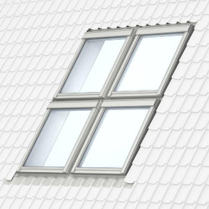 Raccord d'étanchéité Combinaison Quattro W Velux EKW S0222 Gris