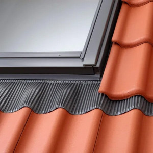 Raccord d'étanchéité Fenêtre de Toit Velux EDW 0000 Gris Anthracite