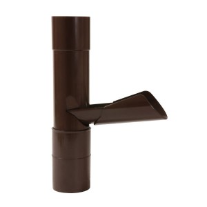 Récupérateur eau pluviale à clapet Marron Diamètre 80 mm Nicoll REP80M