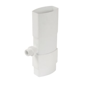 Récupérateur eau pluviale ovoïde Blanc Diam 90 x 56 mm Nicoll REP95B