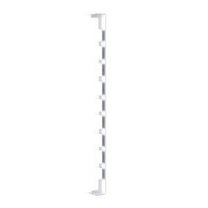 Jonction Planche de Rive PVC MEP Rivecel Double Haut 500mm RJD5B Blanc